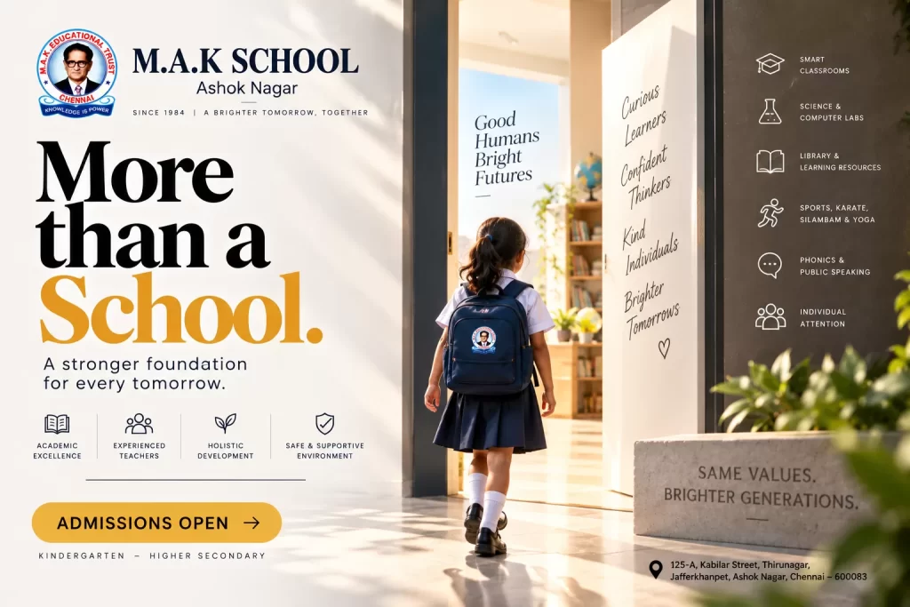 Best matriculation school in Chennai – MAK School smart classroom