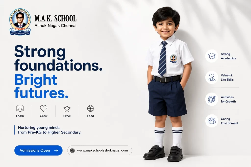 Primary School in Ashok Nagar, Chennai: Why Parents Choose MAK School for Early Education