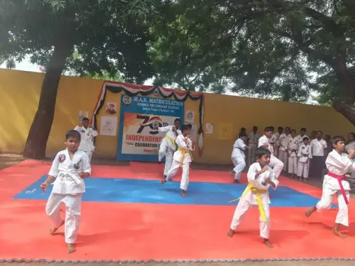 students-karate-demonstration-independence-day